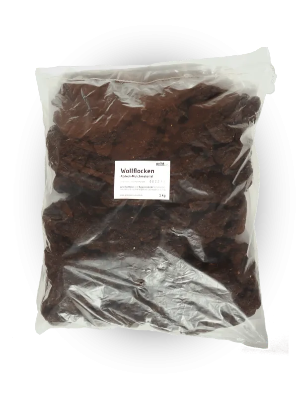 Pelletzentrum Alb | Wollflocken (Abdeckmulch) | 1kg