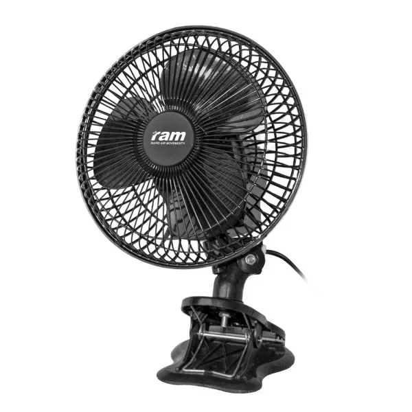 RAM | Oscilating Clip Fan | Ø18cm 20W